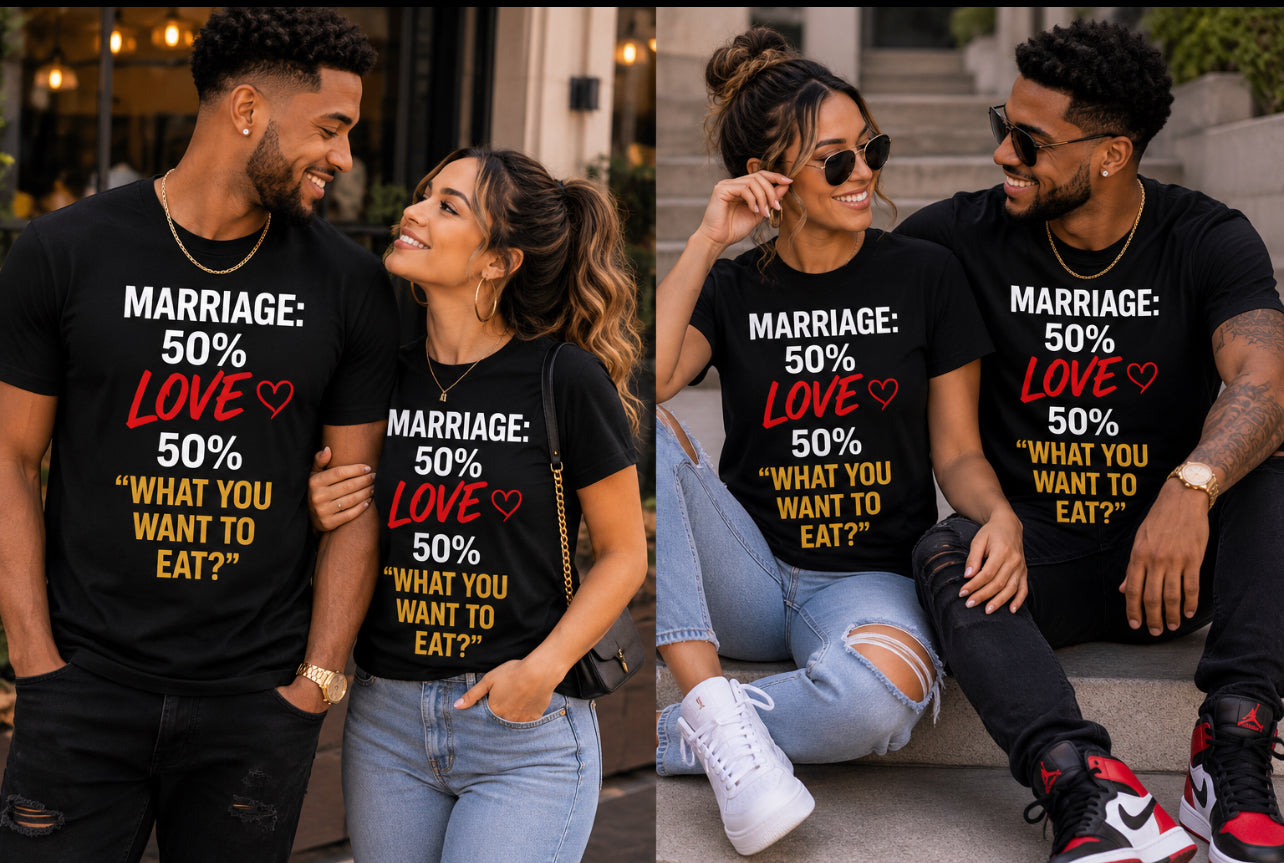 MARRIAGE 50%LOVE -T-Shirt