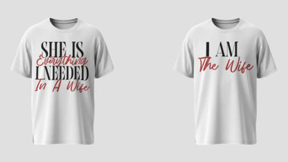 Customized Couples T-Shirts